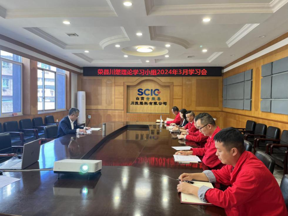榮縣川燃召開2024年3月政治理論學(xué)習(xí)會 榮縣川燃召開2024年3月政治理論學(xué)習(xí)會